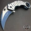 6.5" Tactical Spring Assisted Open Karambit Pocket Knife CLAW BLUE -BLADE ADDICT Sales bladeaddictknives pocket knives 6 5 tactical spring assisted open karambit pocket knife claw blue 322695462939
