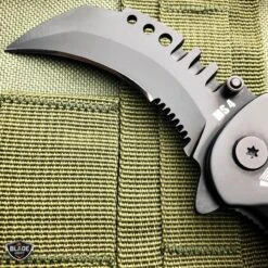 7.5" Heavy Duty Tactical Karambit Claw Spring Assisted Pocket Knife -BLADE ADDICT Sales bladeaddictknives pocket knives 7 5 heavy duty tactical karambit claw spring assisted pocket knife 6662066929752