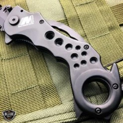 7.5" Heavy Duty Tactical Karambit Claw Spring Assisted Pocket Knife -BLADE ADDICT Sales bladeaddictknives pocket knives 7 5 heavy duty tactical karambit claw spring assisted pocket knife 6662067126360