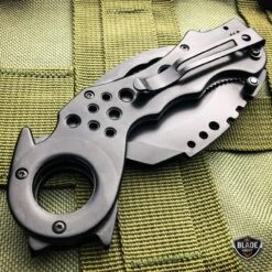 7.5" Heavy Duty Tactical Karambit Claw Spring Assisted Pocket Knife -BLADE ADDICT Sales bladeaddictknives pocket knives 7 5 heavy duty tactical karambit claw spring assisted pocket knife 6662067322968