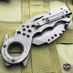 7.5" Heavy Duty Tactical Karambit Claw Spring Assisted Pocket Knife -BLADE ADDICT Sales bladeaddictknives pocket knives 7 5 heavy duty tactical karambit claw spring assisted pocket knife 6662068600920