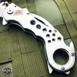 7.5" Heavy Duty Tactical Karambit Claw Spring Assisted Pocket Knife -BLADE ADDICT Sales bladeaddictknives pocket knives 7 5 heavy duty tactical karambit claw spring assisted pocket knife 6662069223512