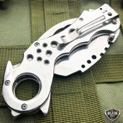 7.5" Heavy Duty Tactical Karambit Claw Spring Assisted Pocket Knife -BLADE ADDICT Sales bladeaddictknives pocket knives 7 5 heavy duty tactical karambit claw spring assisted pocket knife 6662069846104