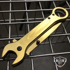 7.5" MULTI-TOOL WRENCH TACTICAL POCKET KNIFE GOLD 6 7.5" MULTI-TOOL WRENCH TACTICAL POCKET KNIFE GOLD -BLADE ADDICT Sales bladeaddictknives pocket knives 7 5 multi tool wrench tactical pocket knife gold 324475912219