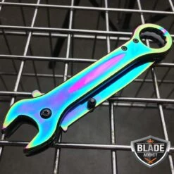7.5" MULTI-TOOL WRENCH TACTICAL POCKET KNIFE RAINBOW 6 7.5" MULTI-TOOL WRENCH TACTICAL POCKET KNIFE RAINBOW -BLADE ADDICT Sales bladeaddictknives pocket knives 7 5 multi tool wrench tactical pocket knife rainbow 324482138139