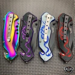 7.75" Fantasy Dragon Spring Assisted Open Rescue Folding Pocket Knife 13 7.75" Fantasy Dragon Spring Assisted Open Rescue Folding Pocket Knife -BLADE ADDICT Sales bladeaddictknives pocket knives 7 75 fantasy dragon spring assisted open rescue folding pocket knife 12786708447320