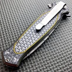 8.25" Damascus Etch Dirk Dagger Spring Open Assisted Pocket Knife 19 8.25" Damascus Etch Dirk Dagger Spring Open Assisted Pocket Knife -BLADE ADDICT Sales bladeaddictknives pocket knives 8 25 damascus etch dirk dagger spring open assisted pocket knife 15248160456792