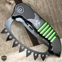 8.5" Zombie Tactical Spring Assisted Open Knuckle Pocket Knife 14 8.5" Zombie Tactical Spring Assisted Open Knuckle Pocket Knife -BLADE ADDICT Sales bladeaddictknives pocket knives 8 5 zombie tactical spring assisted open knuckle pocket knife 6747738701912