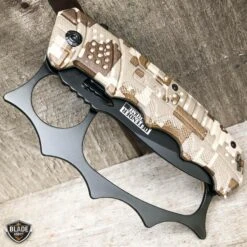 8.5" Zombie Tactical Spring Assisted Open Knuckle Pocket Knife 18 8.5" Zombie Tactical Spring Assisted Open Knuckle Pocket Knife -BLADE ADDICT Sales bladeaddictknives pocket knives 8 5 zombie tactical spring assisted open knuckle pocket knife 6747738964056