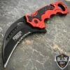 8" Karambit Zombie Pocket Knife - Red 2 8" Karambit Zombie Pocket Knife - Red -BLADE ADDICT Sales bladeaddictknives pocket knives 8 karambit zombie pocket knife red 324088627227