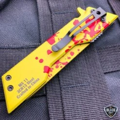 8" Mack Schmidt Tanto Blade Spring Assisted Folding Open Pocket Knife -BLADE ADDICT Sales bladeaddictknives pocket knives 8 mack schmidt tanto blade spring assisted folding open pocket knife 6662073811032