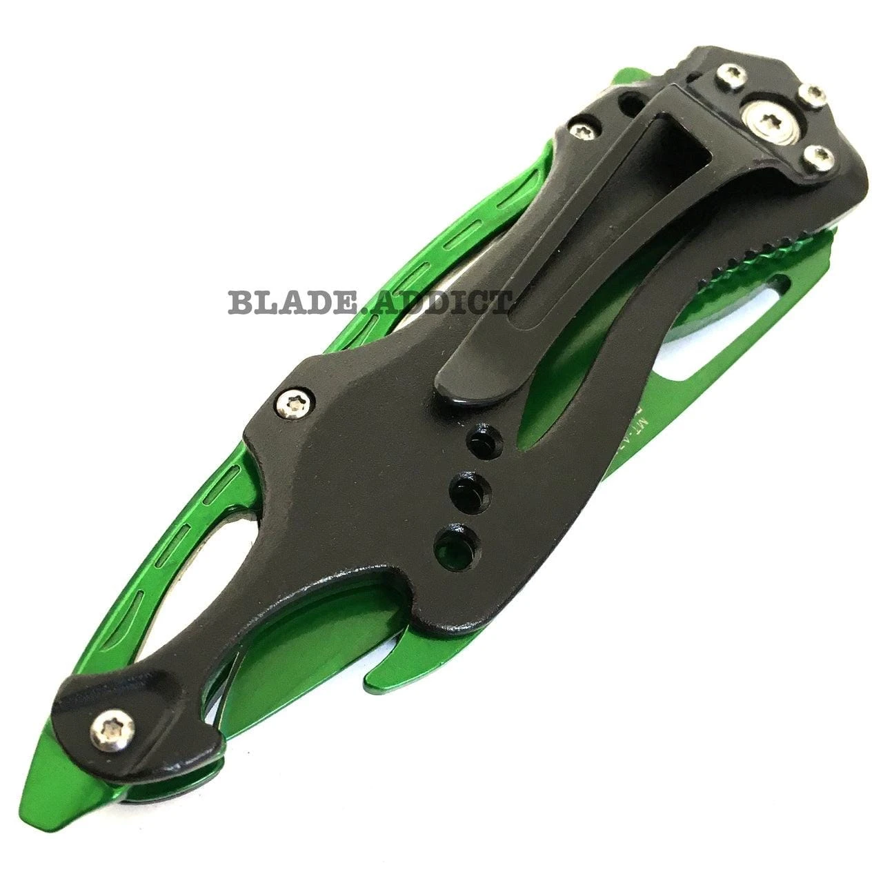 8" MTECH GREEN TITANIUM SPRING ASSISTED OPEN Tactical POCKET KNIFE 6 8" MTECH GREEN TITANIUM SPRING ASSISTED OPEN Tactical POCKET KNIFE - Image 4