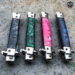 9" Classic Italian Milano Spring Assist Folding Stiletto Pocket Knife 19 9" Classic Italian Milano Spring Assist Folding Stiletto Pocket Knife -BLADE ADDICT Sales bladeaddictknives pocket knives 9 classic italian milano spring assist folding stiletto pocket knife 12463490596952