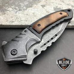 9" MTECH SPRING ASSISTED OPEN STONEWASH Folding POCKET KNIFE Steampunk -BLADE ADDICT Sales bladeaddictknives pocket knives 9 mtech spring assisted open stonewash folding pocket knife steampunk 322994634779