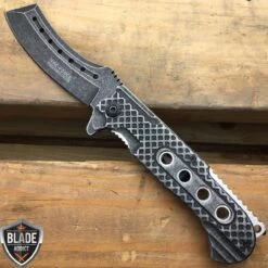 9" TAC FORCE Razor Stonewashed Cleaver Pocket Knife -BLADE ADDICT Sales bladeaddictknives pocket knives 9 tac force razor stonewashed cleaver pocket knife 321522040859