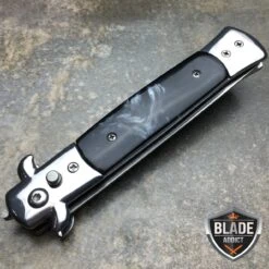 Auto Push Button Folding Comb Switchblade Knife Looking Brush Pearl 13 Auto Push Button Folding Comb Switchblade Knife Looking Brush Pearl -BLADE ADDICT Sales bladeaddictknives pocket knives auto push button folding comb switchblade knife looking brush pearl 3905065582680