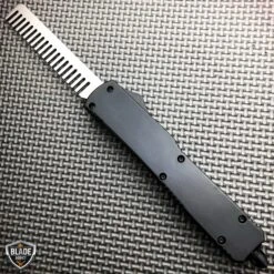 Automatic Comb Brush Tactical OTF Out The Front Pocket Knife Black 10 Automatic Comb Brush Tactical OTF Out The Front Pocket Knife Black -BLADE ADDICT Sales bladeaddictknives pocket knives automatic comb brush tactical otf out the front pocket knife black 7091919126616