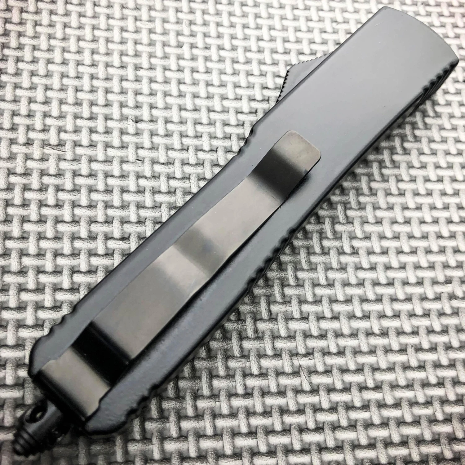 Automatic Comb Brush Tactical OTF Out The Front Pocket Knife Black 6 Automatic Comb Brush Tactical OTF Out The Front Pocket Knife Black - Image 4