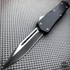 9" Black Tactical Recon OTF Combat Pocket Knife 29 9" Black Tactical Recon OTF Combat Pocket Knife -BLADE ADDICT Sales bladeaddictknives pocket knives b 9 black tactical recon otf combat pocket knife 7145280700504
