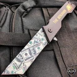 8" Mack Schmidt Tanto Blade Spring Assisted Folding Open Pocket Knife -BLADE ADDICT Sales bladeaddictknives pocket knives benjamin 8 mack schmidt tanto blade spring assisted folding open pocket knife 6662074073176