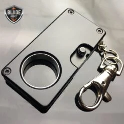 BLACK EDC FOLDING "SNUB" KNIFE MINI POCKET KNIFE W/ KEYCHAIN -BLADE ADDICT Sales bladeaddictknives pocket knives black edc folding snub knife mini pocket knife w keychain 323937239067