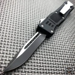 Tactical Trooper OTF Knife 21 Tactical Trooper OTF Knife -BLADE ADDICT Sales bladeaddictknives pocket knives black tactical trooper otf knife 12109328580696