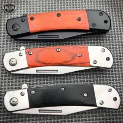 Classic Gentleman's Wood Handle Spring Assisted Folding Pocket Knife -BLADE ADDICT Sales bladeaddictknives pocket knives classic gentleman s wood handle spring assisted folding pocket knife 12787176374360