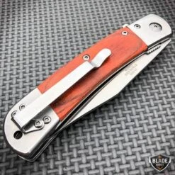 Classic Gentleman's Wood Handle Spring Assisted Folding Pocket Knife -BLADE ADDICT Sales bladeaddictknives pocket knives classic gentleman s wood handle spring assisted folding pocket knife 12787179749464