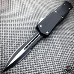 9" Black Tactical Recon OTF Combat Pocket Knife 26 9" Black Tactical Recon OTF Combat Pocket Knife -BLADE ADDICT Sales bladeaddictknives pocket knives d 9 black tactical recon otf combat pocket knife 7145277849688
