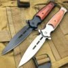 Dagger Style Spring Assisted Open Folding STILETTO Pocket Knife -BLADE ADDICT Sales bladeaddictknives pocket knives dagger style spring assisted open folding stiletto pocket knife 15249587765336