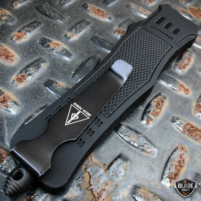 Damascus Ghost OTF Knife 7 Damascus Ghost OTF Knife - Image 5