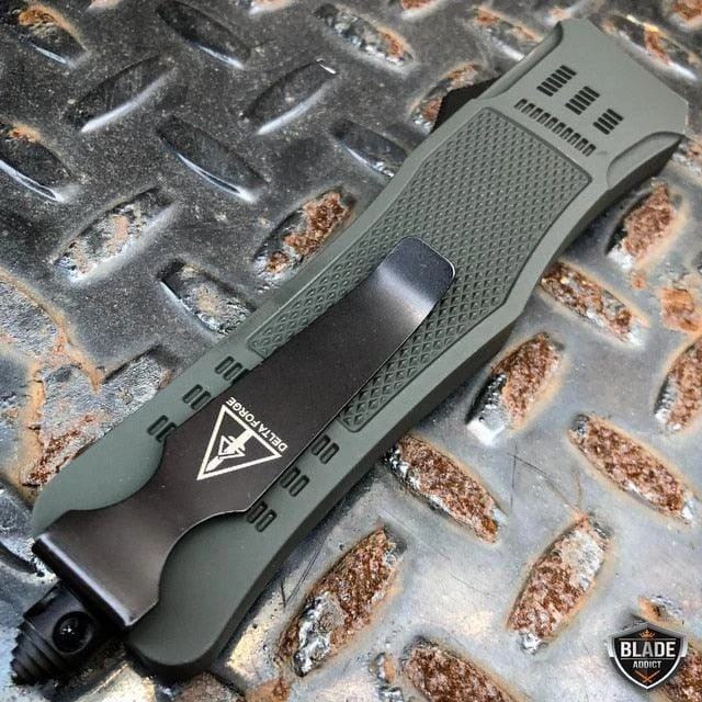 Damascus Ghost OTF Knife 9 Damascus Ghost OTF Knife - Image 7