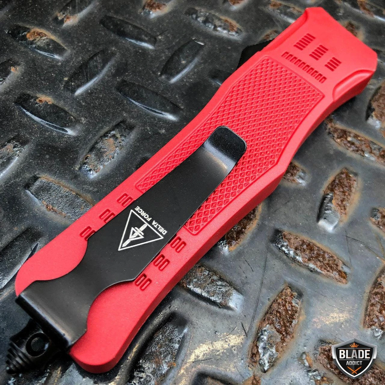 Damascus Ghost OTF Knife 12 Damascus Ghost OTF Knife - Image 10