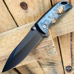 7" Military Animal Design Spring Assisted Open Folding Pocket Knife 17 7" Military Animal Design Spring Assisted Open Folding Pocket Knife -BLADE ADDICT Sales bladeaddictknives pocket knives deer 7 military animal design spring assisted open folding pocket knife 12786653134936