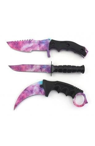 3PC COMBO CSGO Tactical Fixed Blade Knife Set - Karambit, Huntsman, Combat Knife 13 3PC COMBO CSGO Tactical Fixed Blade Knife Set - Karambit, Huntsman, Combat Knife - Image 11