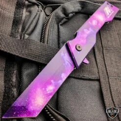 8" Mack Schmidt Tanto Blade Spring Assisted Folding Open Pocket Knife -BLADE ADDICT Sales bladeaddictknives pocket knives galaxy 8 mack schmidt tanto blade spring assisted folding open pocket knife 6662074957912