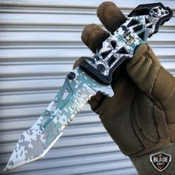 9" Military Tactical Spring Assisted Open Folding Rescue Pocket Knife 13 9" Military Tactical Spring Assisted Open Folding Rescue Pocket Knife -BLADE ADDICT Sales bladeaddictknives pocket knives green camo 9 military tactical spring assisted open folding rescue pocket knife 12787205931096