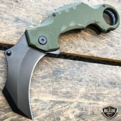TACTICAL Spring Assisted Open G10 KARAMBIT Claw Folding Pocket Knife 16 TACTICAL Spring Assisted Open G10 KARAMBIT Claw Folding Pocket Knife -BLADE ADDICT Sales bladeaddictknives pocket knives green tactical spring assisted open g10 karambit claw folding pocket knife 12787249512536