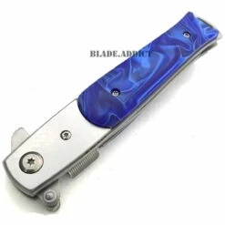 Italian Milano Stiletto Pocket Knife Blue 6 Italian Milano Stiletto Pocket Knife Blue -BLADE ADDICT Sales bladeaddictknives pocket knives italian milano stiletto pocket knife blue 324187521051