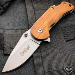 Tactical Spring Assisted Open Folding Pocket Knife W/ Bottle Opener -BLADE ADDICT Sales bladeaddictknives pocket knives light brown tactical spring assisted open folding pocket knife w bottle opener 12109196591192