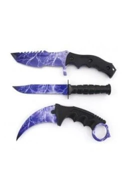 3PC COMBO CSGO Tactical Fixed Blade Knife Set - Karambit, Huntsman, Combat Knife 25 3PC COMBO CSGO Tactical Fixed Blade Knife Set - Karambit, Huntsman, Combat Knife -BLADE ADDICT Sales bladeaddictknives pocket knives lightning 3pc combo csgo tactical fixed blade knife set karambit huntsman combat knife 23745977385159