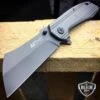 M-Tech Cleaver Pocket Knife - Grey 1 M-Tech Cleaver Pocket Knife - Grey -BLADE ADDICT Sales bladeaddictknives pocket knives m tech cleaver pocket knife grey 321281720347