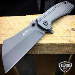 M-Tech Cleaver Pocket Knife - Grey