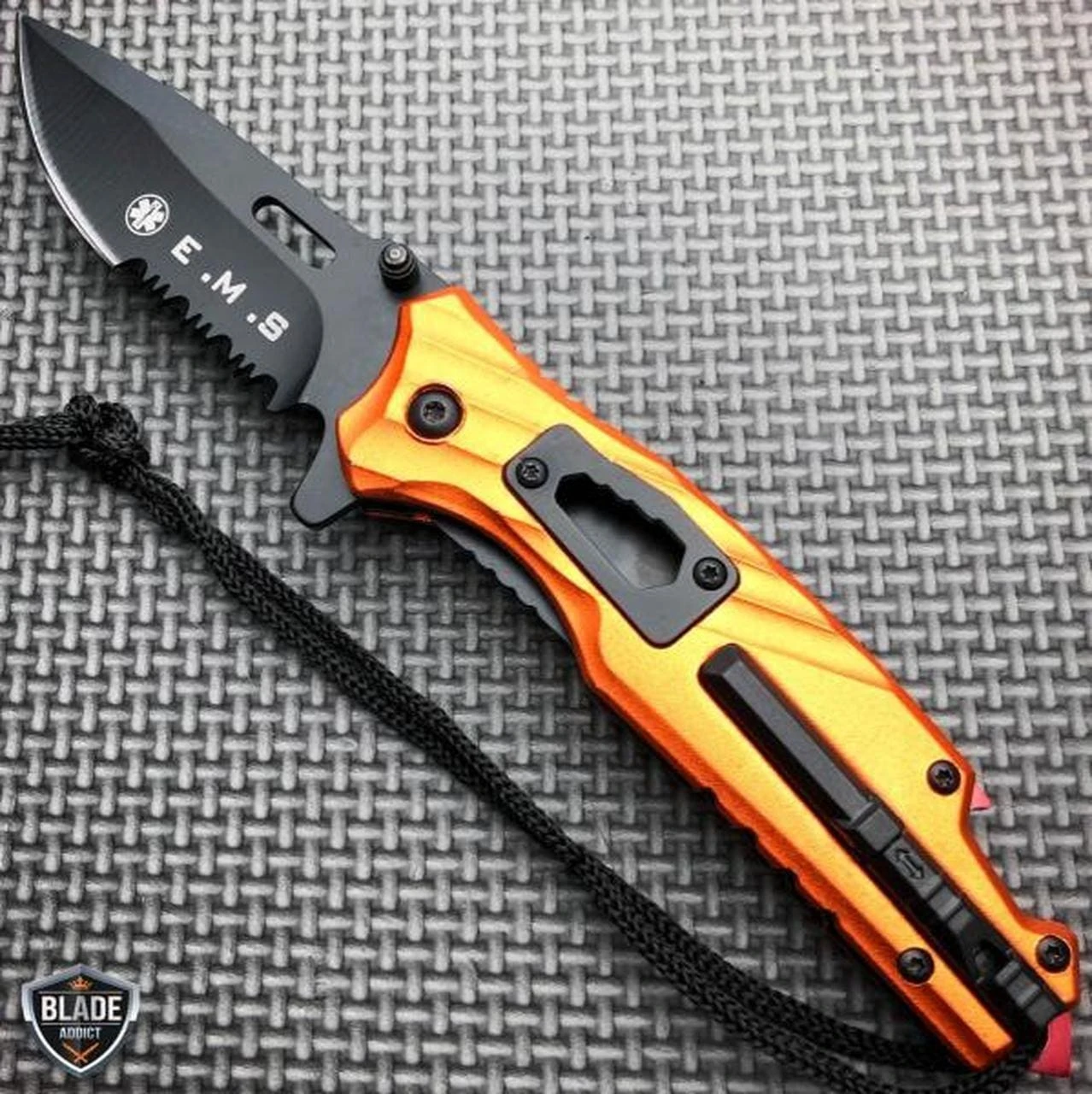 7.75" Military Tactical Spring Assisted Open Folding Blade Knife 6 7.75" Military Tactical Spring Assisted Open Folding Blade Knife - Image 4
