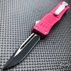 Tactical Trooper OTF Knife 23 Tactical Trooper OTF Knife -BLADE ADDICT Sales bladeaddictknives pocket knives pink tactical trooper otf knife 12109328875608