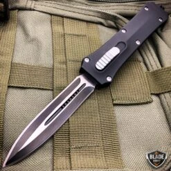 Dual Action Reaper OTF Pocket Knife -BLADE ADDICT Sales bladeaddictknives pocket knives plain dual action reaper otf pocket knife 7145200484440
