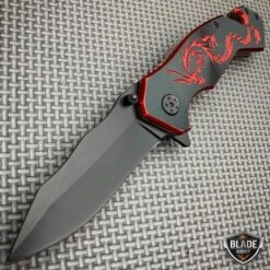 7.75" Fantasy Dragon Spring Assisted Open Rescue Folding Pocket Knife 12 7.75" Fantasy Dragon Spring Assisted Open Rescue Folding Pocket Knife -BLADE ADDICT Sales bladeaddictknives pocket knives red 7 75 fantasy dragon spring assisted open rescue folding pocket knife 12786707791960
