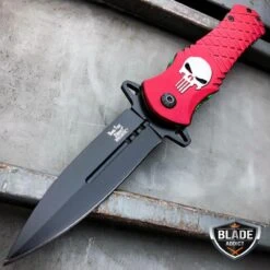 DARK SIDE BLADES Skull Punisher Tactical Spring Assisted Pocket Knife 15 DARK SIDE BLADES Skull Punisher Tactical Spring Assisted Pocket Knife -BLADE ADDICT Sales bladeaddictknives pocket knives red dark side blades skull punisher tactical spring assisted pocket knife 3906758344792