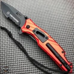 7.75" Military Tactical Spring Assisted Open Folding Blade Knife 13 7.75" Military Tactical Spring Assisted Open Folding Blade Knife -BLADE ADDICT Sales bladeaddictknives pocket knives red fire dept 7 75 military tactical spring assisted open folding blade knife 12463428993112