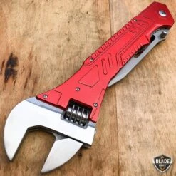S-TEC 24" Giant Multi-Tool Wrench Tactical Folding Open Pocket Knife -BLADE ADDICT Sales bladeaddictknives pocket knives red s tec 24 giant multi tool wrench tactical folding open pocket knife 12109339033688